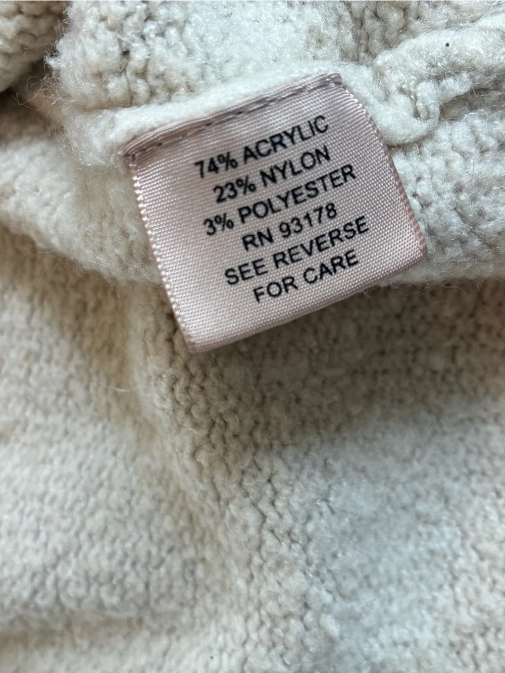 Beige Knit Sweater
